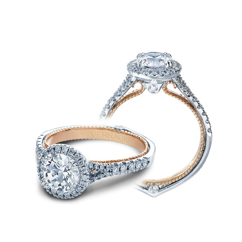 Verragio Couture-0424R-TT Platinum Engagement Ring