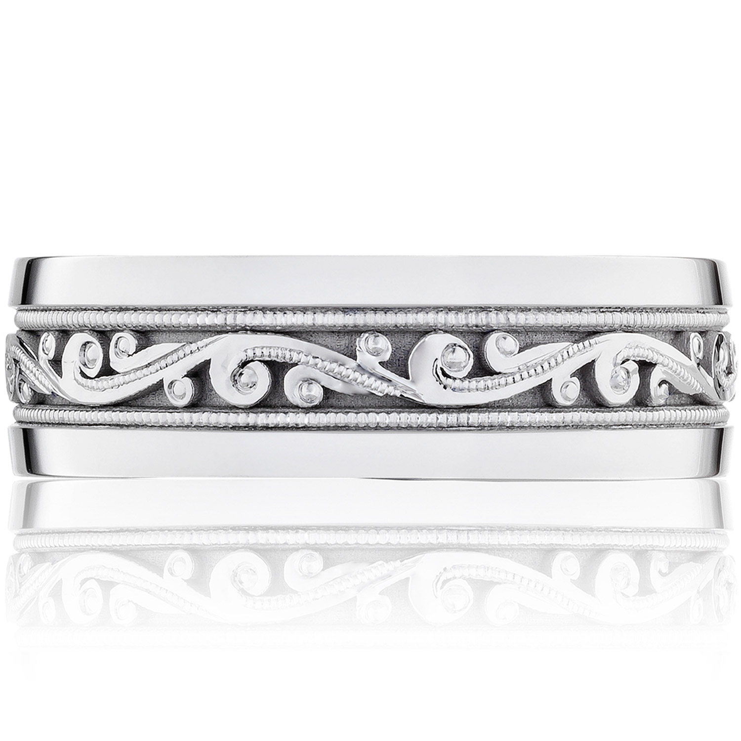 Tacori 129-7W 18 Karat Sculpted Crescent Wedding Ring