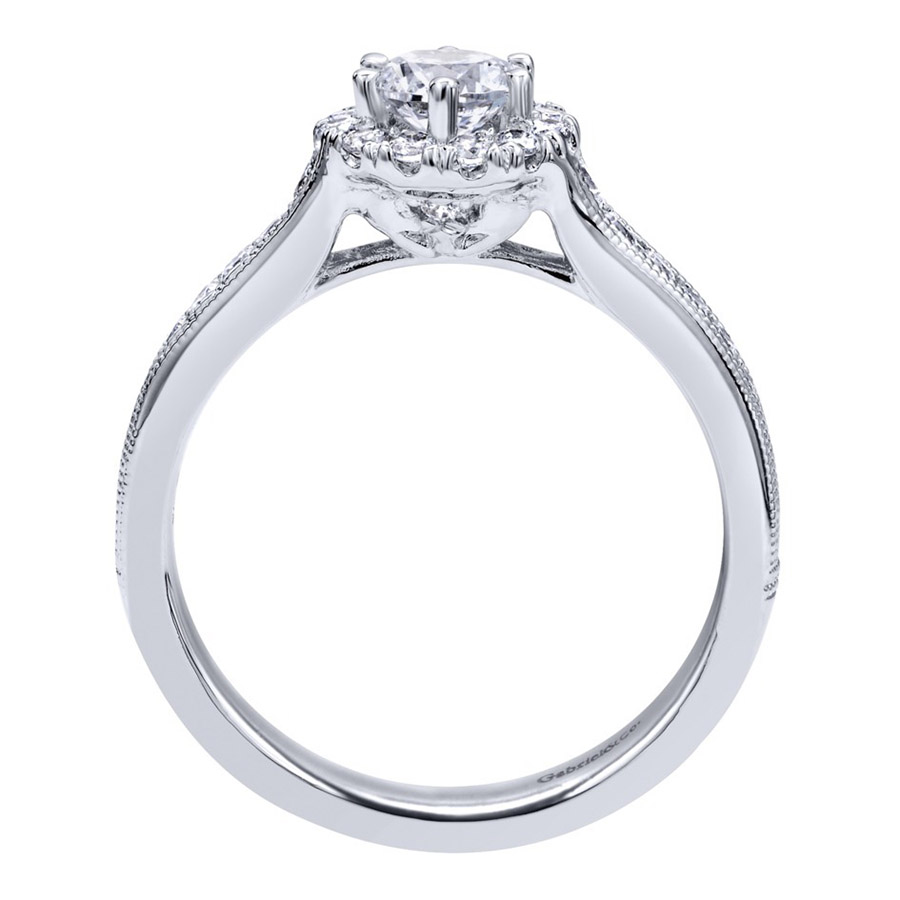 Gabriel 14 Karat Victorian Engagement Ring ER910165W44JJ