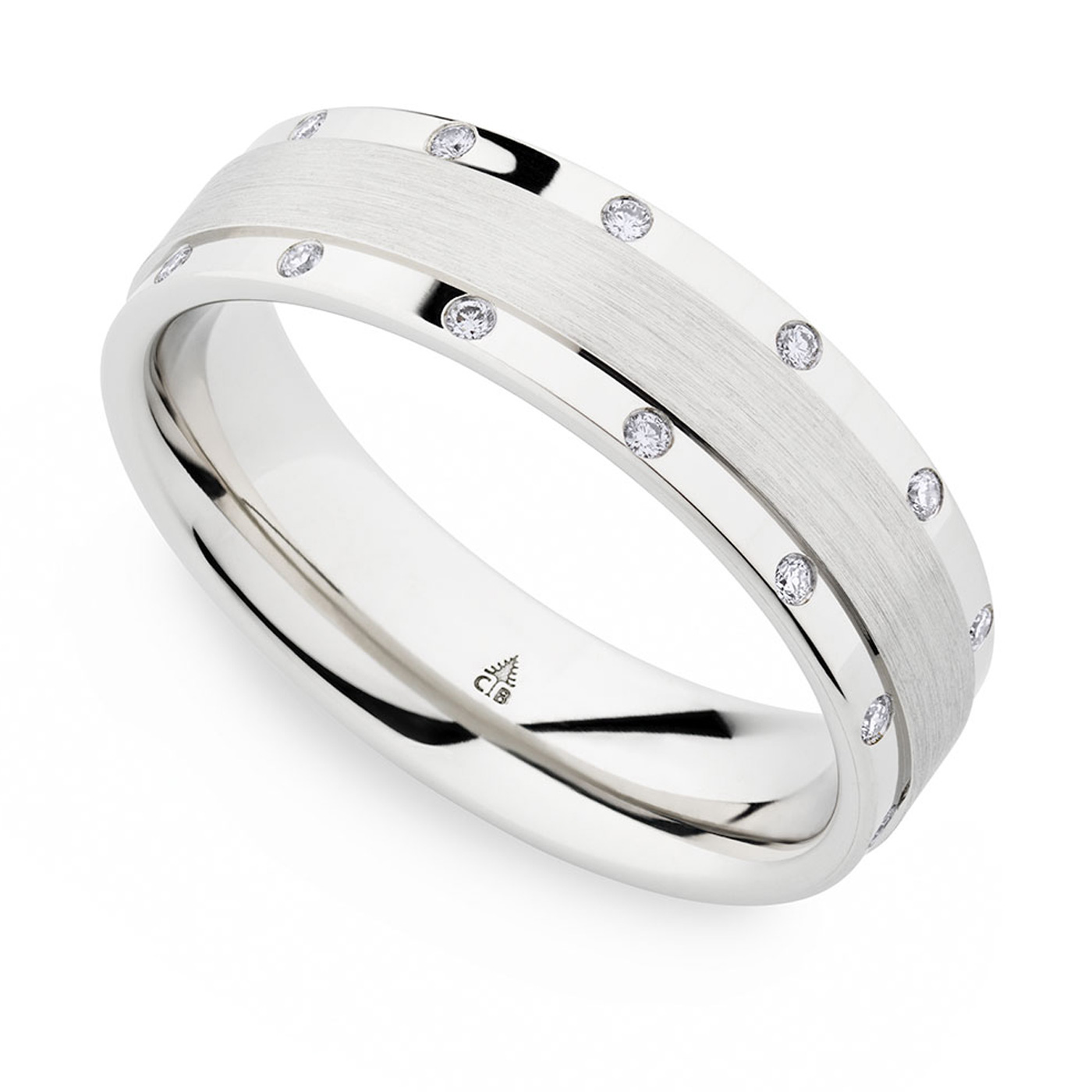 246917 Christian Bauer Platinum Diamond  Wedding Ring / Band