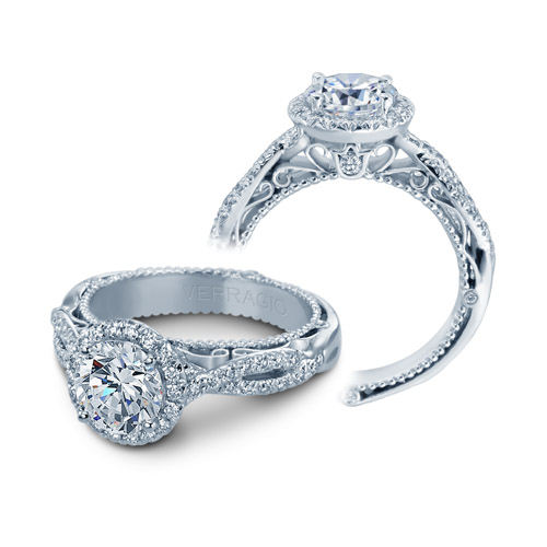 Verragio Venetian-5005R Platinum Engagement Ring