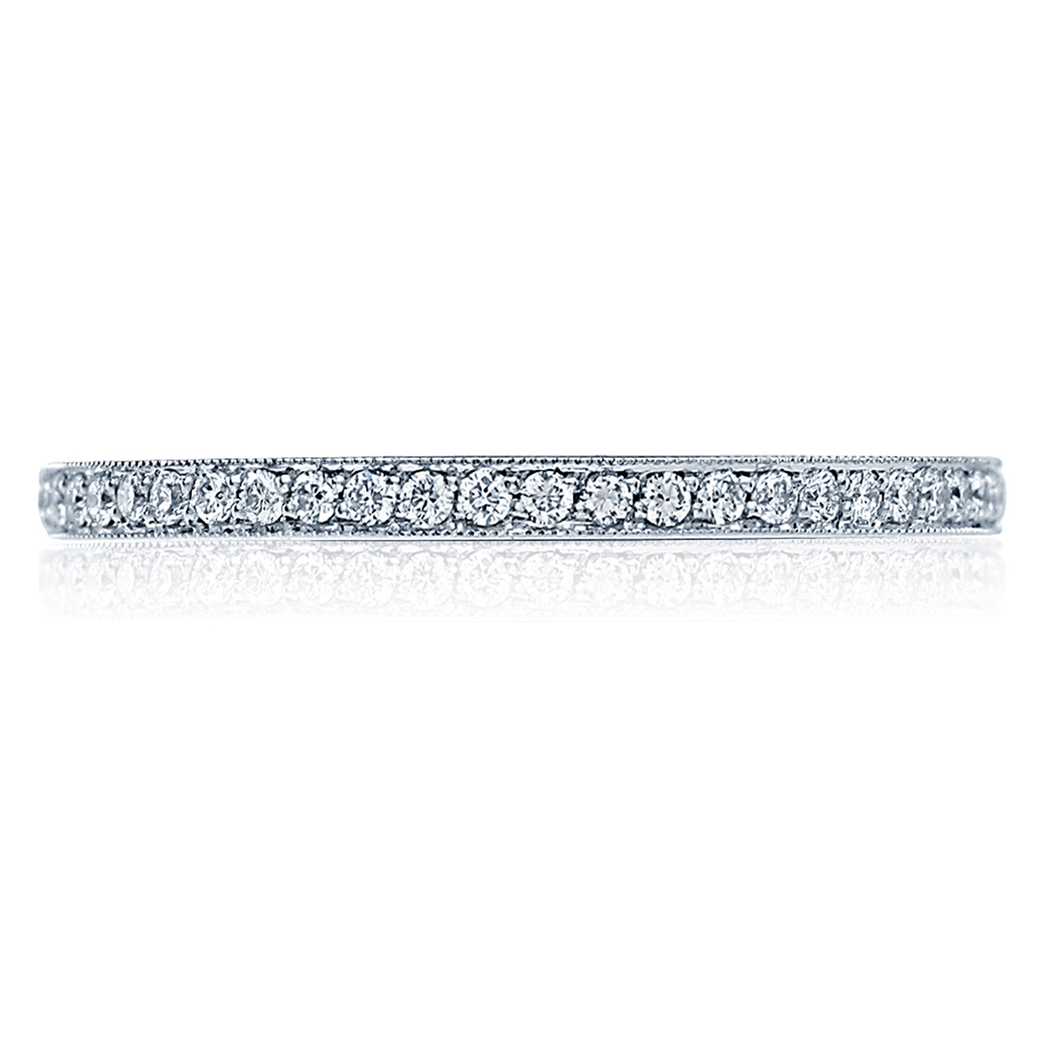2526ETML Platinum Tacori Ribbon Diamond Wedding Ring