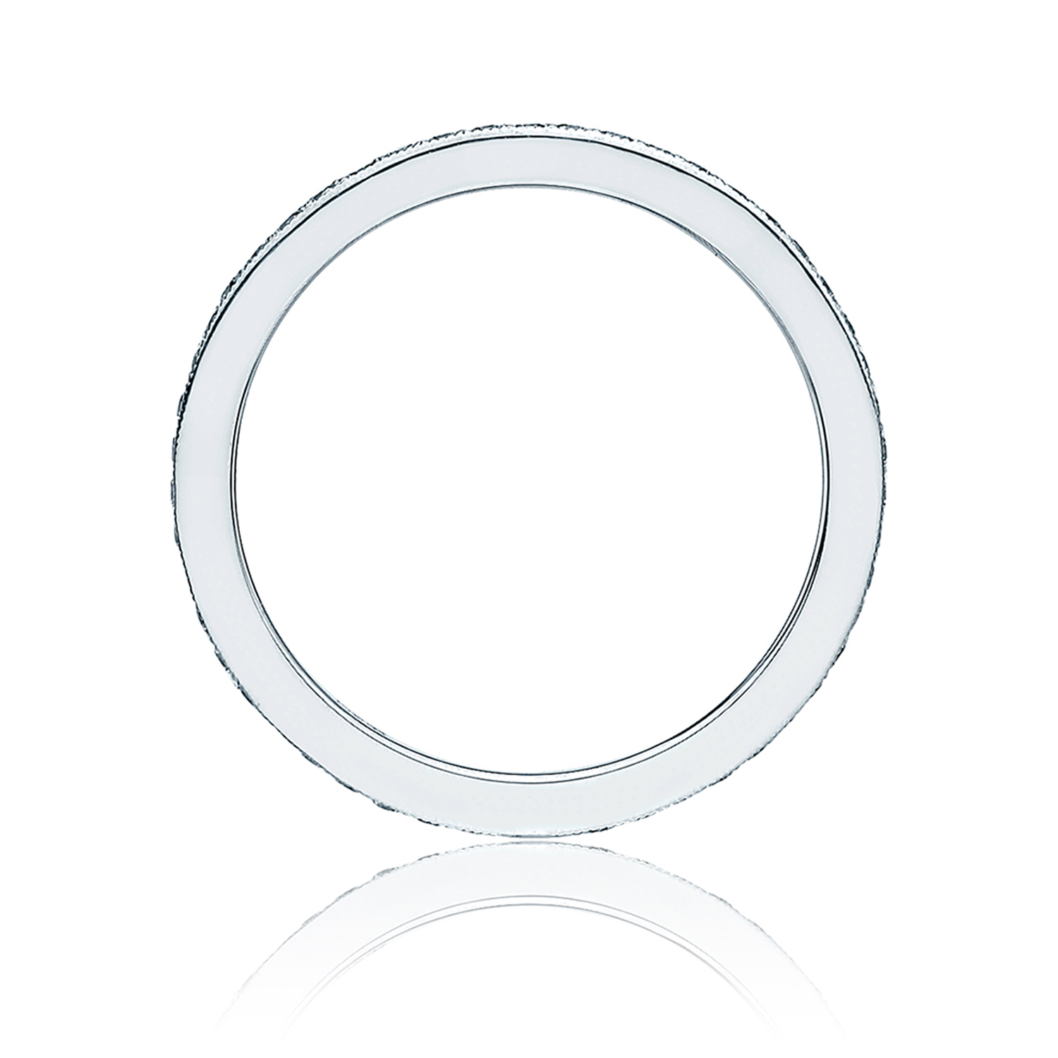 2526ETML Platinum Tacori Ribbon Diamond Wedding Ring Alternative View 1
