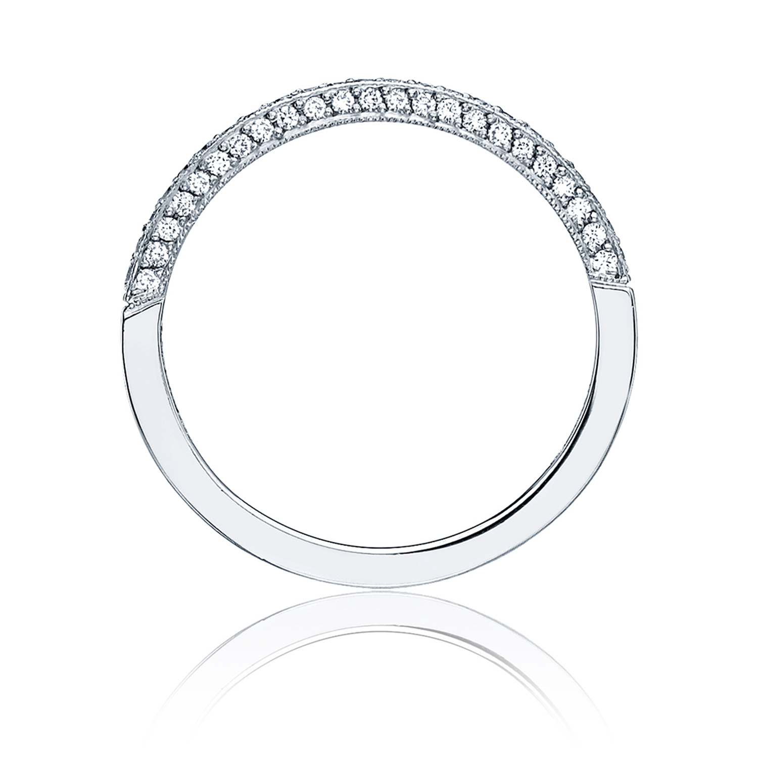 Tacori Platinum Simply Tacori Wedding Band 2561B-1 | TQ Diamonds