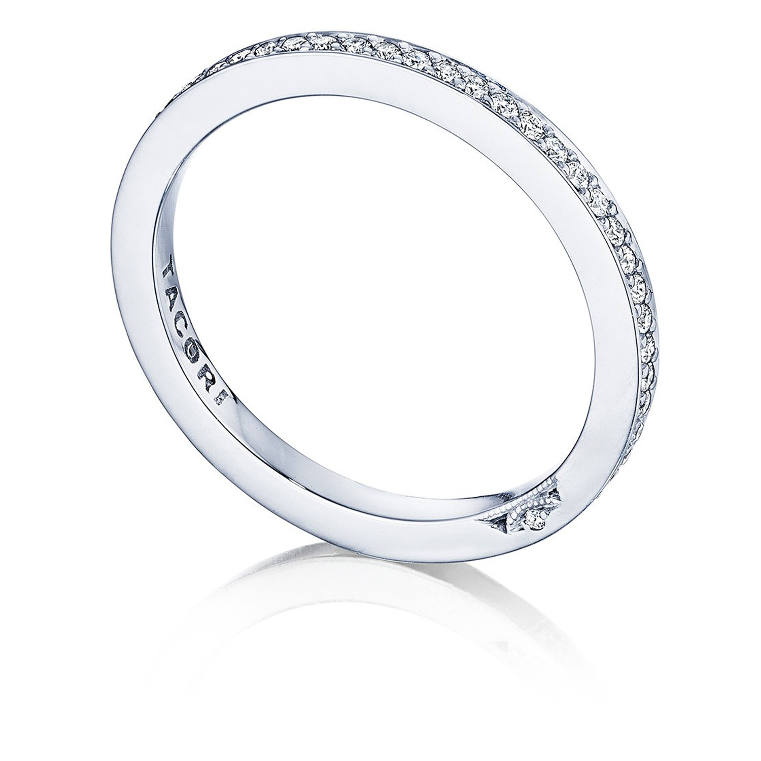 2630BSMP34 Platinum Tacori Dantela Diamond Wedding Ring