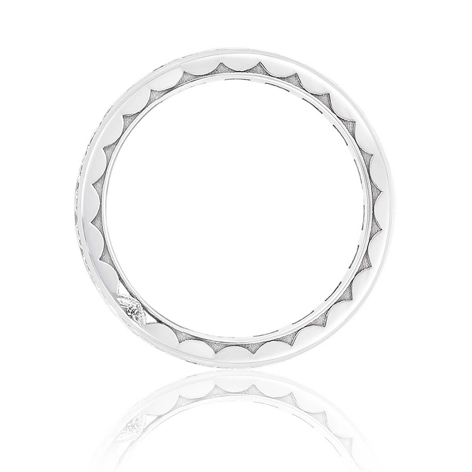 2646-35B Platinum Tacori Dantela Diamond Wedding Ring