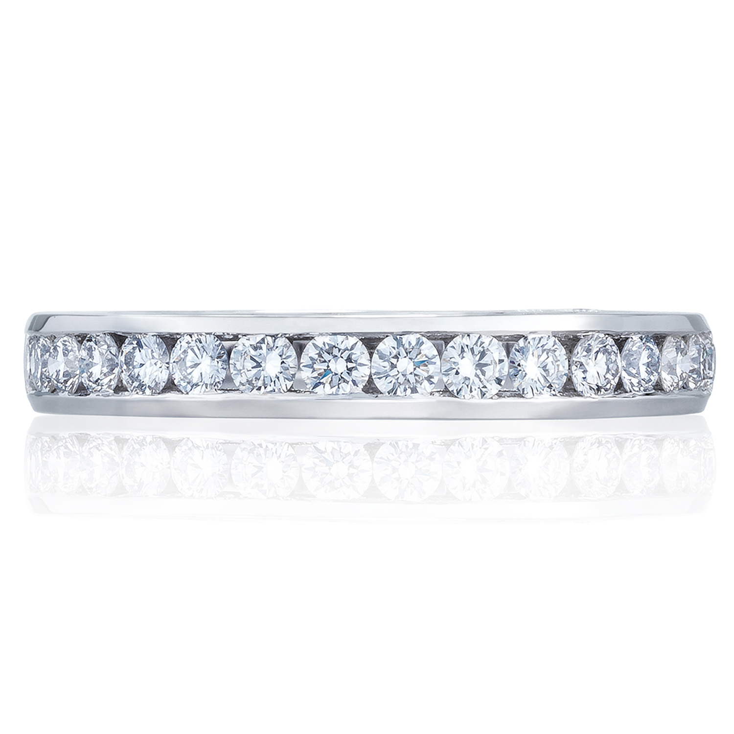 2646-3B12 Platinum Tacori Dantela Diamond Wedding Ring