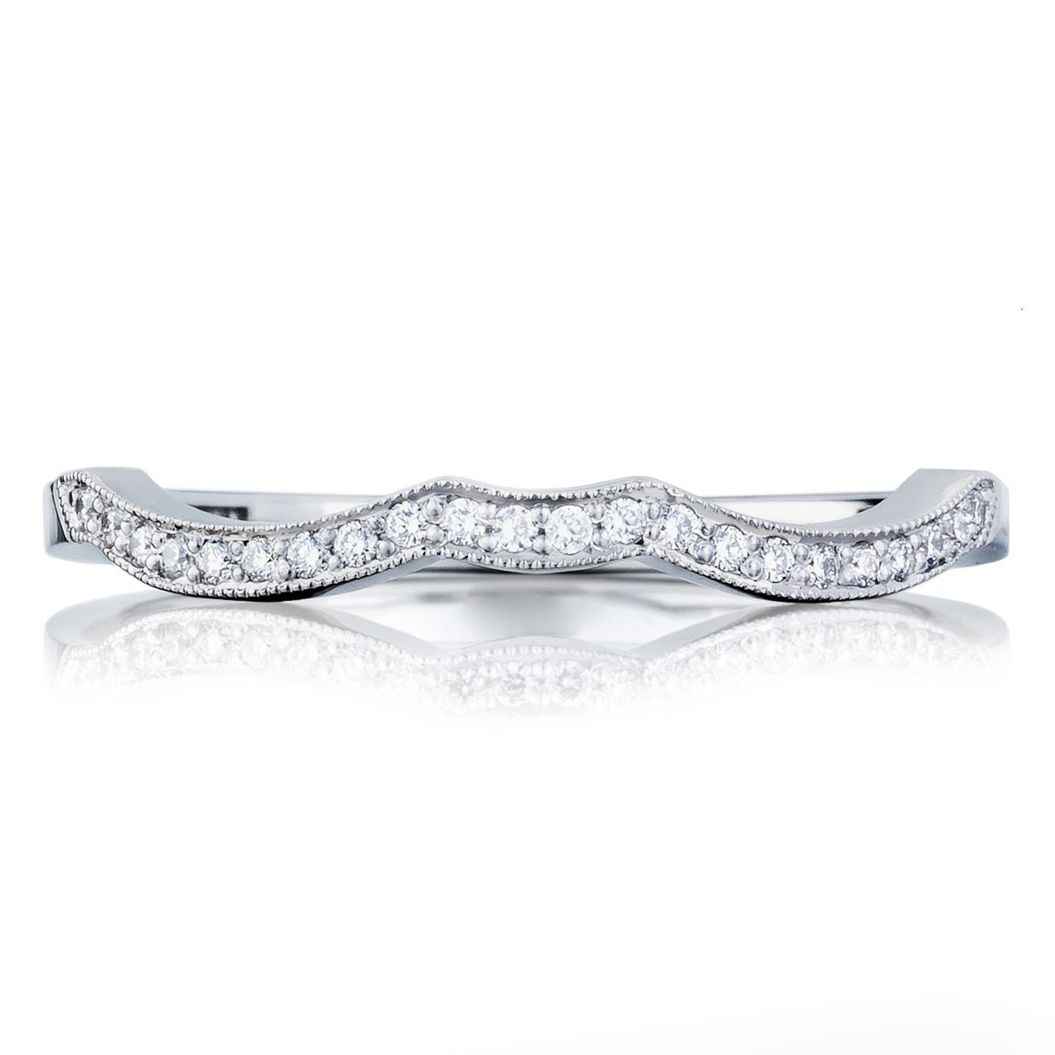 2648MDB Platinum Tacori Ribbon Diamond Wedding Ring