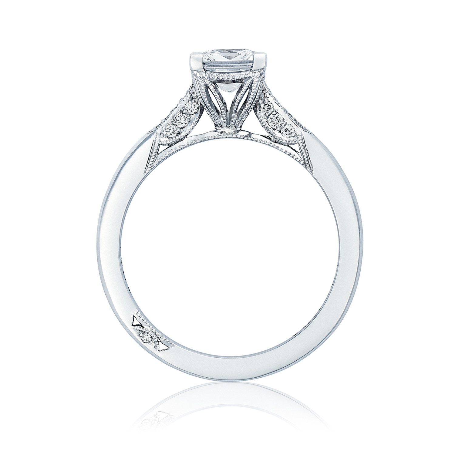 2651PR55 Platinum Simply Tacori Engagement Ring Alternative View 1