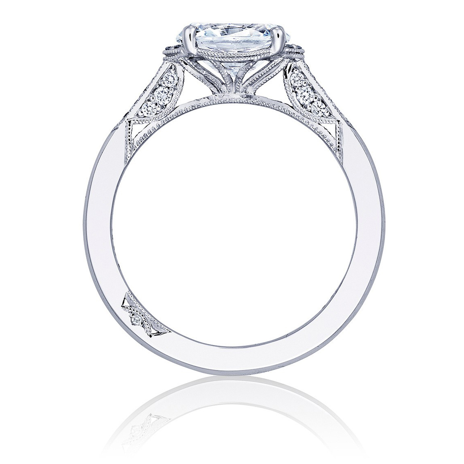 2655OV8X6 Platinum Simply Tacori Engagement Ring