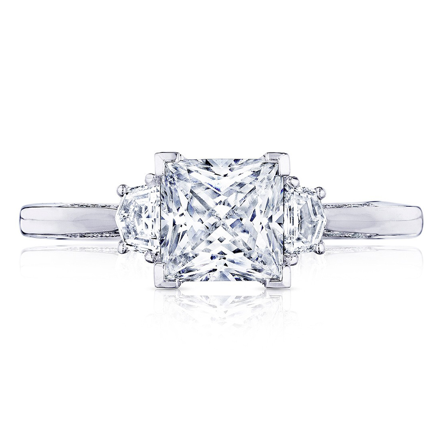 2658PR6 Platinum Simply Tacori Engagement Ring