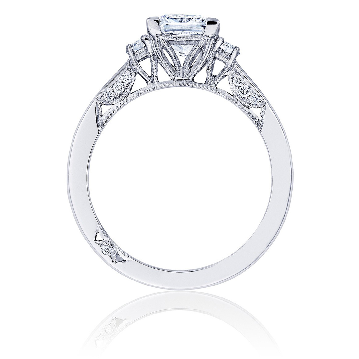 2658PR6 Platinum Simply Tacori Engagement Ring Alternative View 1