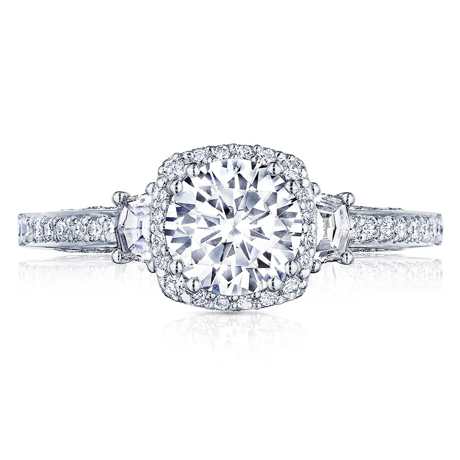 Tacori 2662cu65 18 Karat Dantela Engagement Ring Tq Diamonds