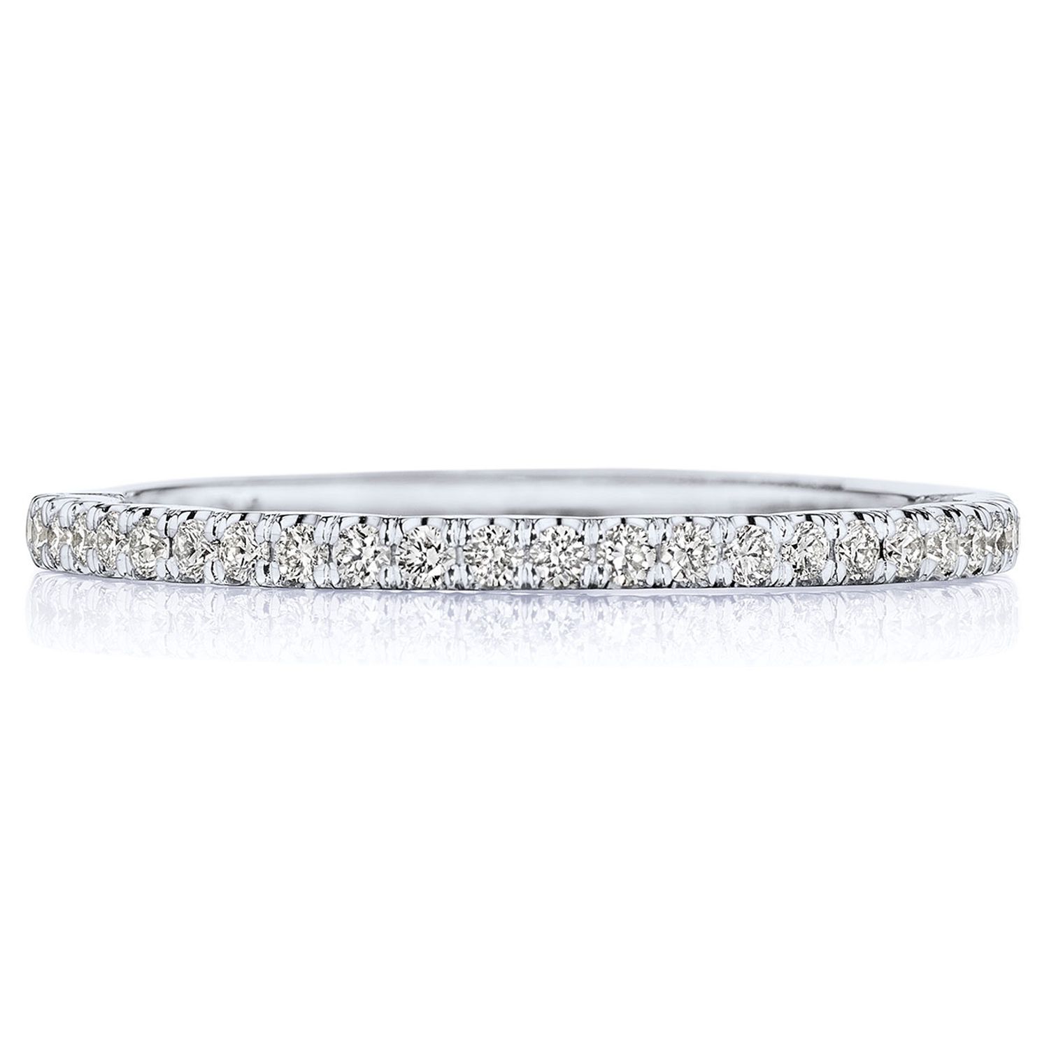 Tacori 266715B12W 18 Karat Sculpted Crescent Wedding Ring