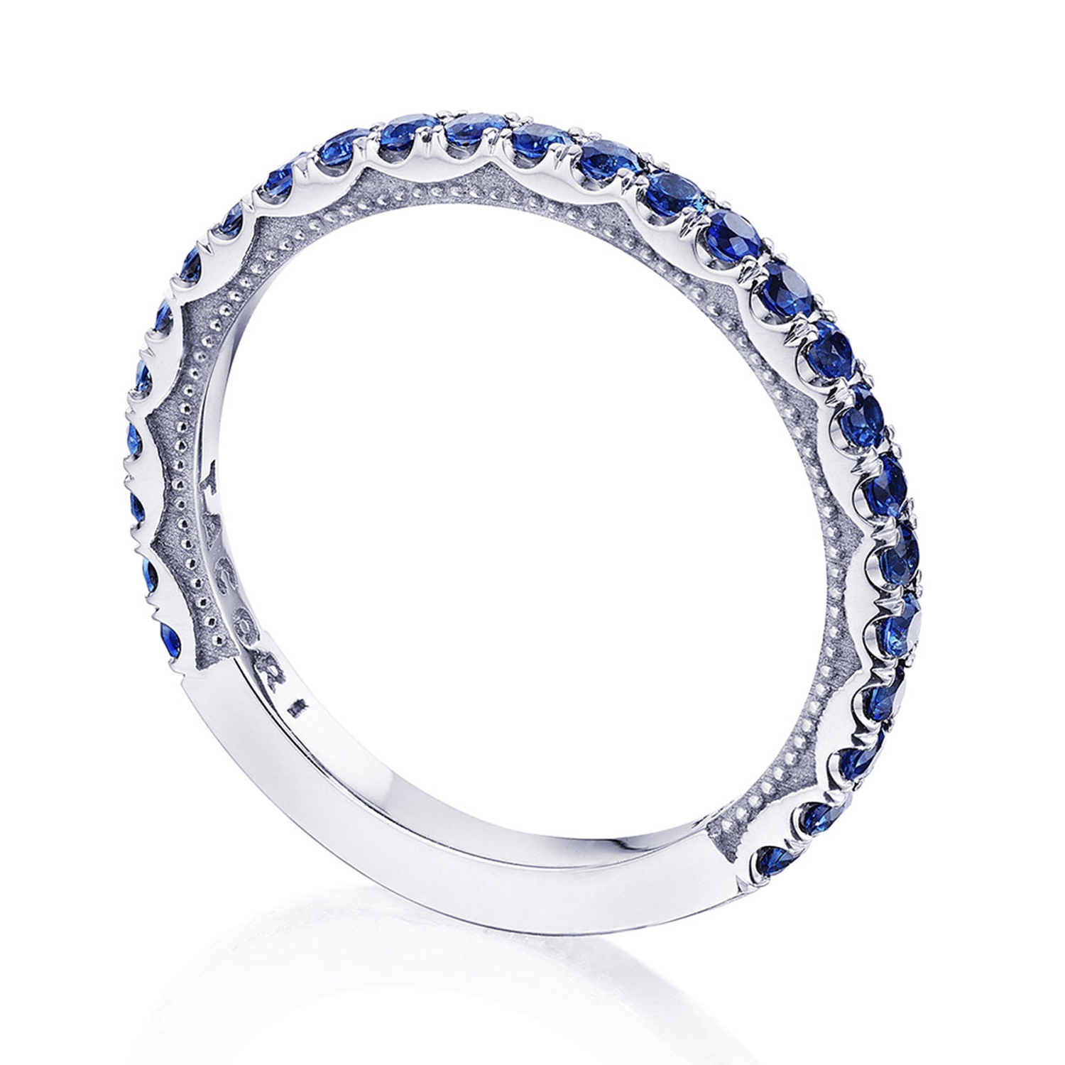 Tacori 2667B34W 18 Karat Sculpted Crescent Wedding Ring Alternative View 1