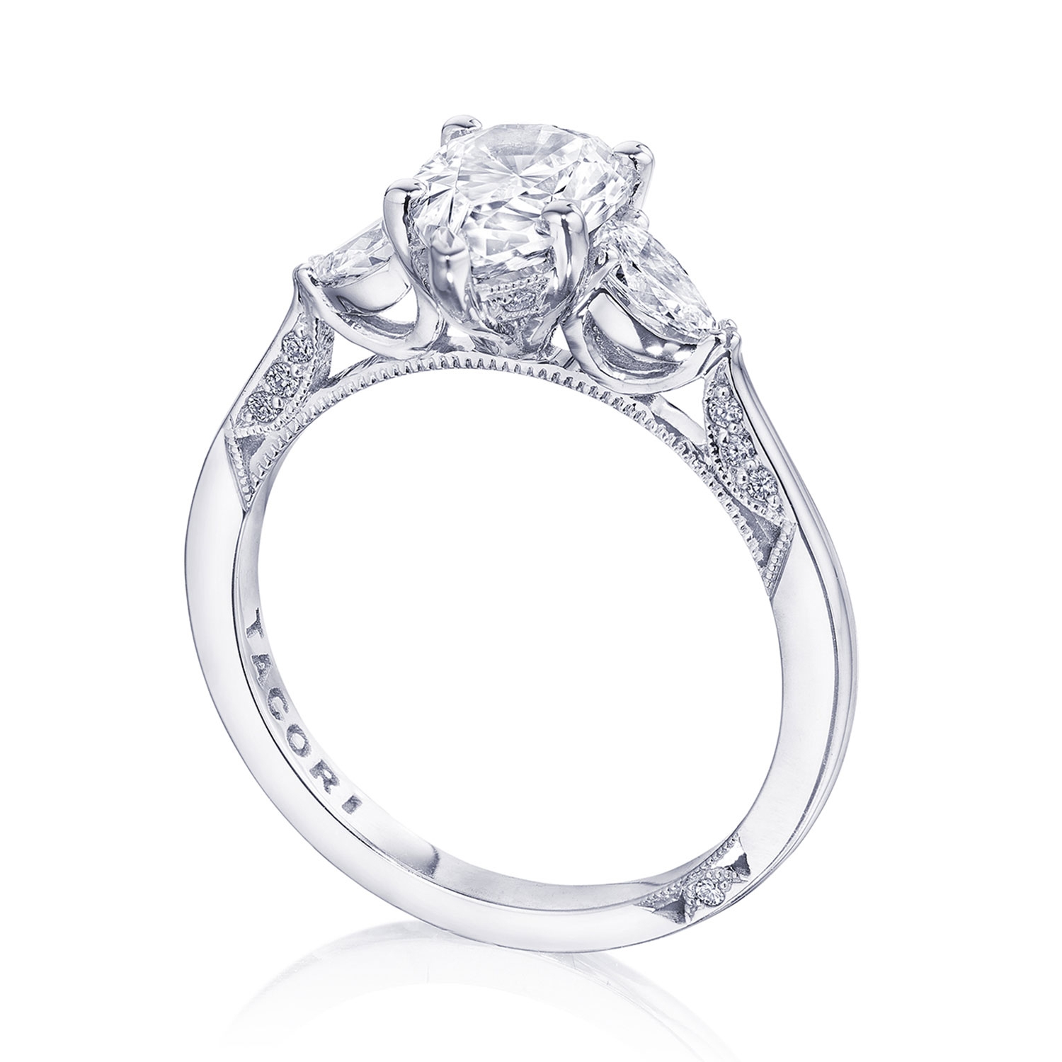 Tacori 2668PS9X6 Platinum Simply Tacori Engagement Ring
