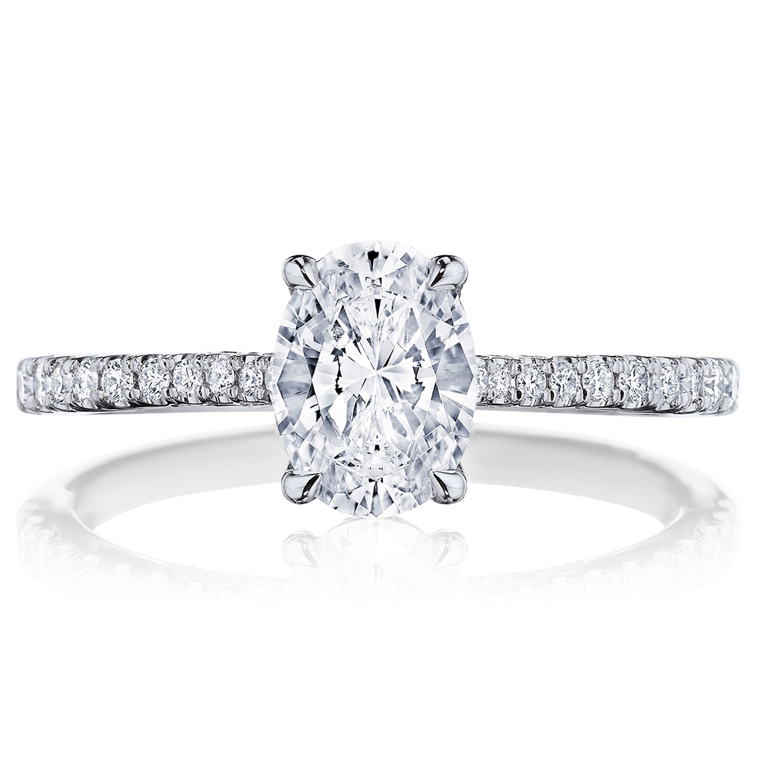 Tacori 2671OV75X55 Platinum Simply Tacori Engagement Ring