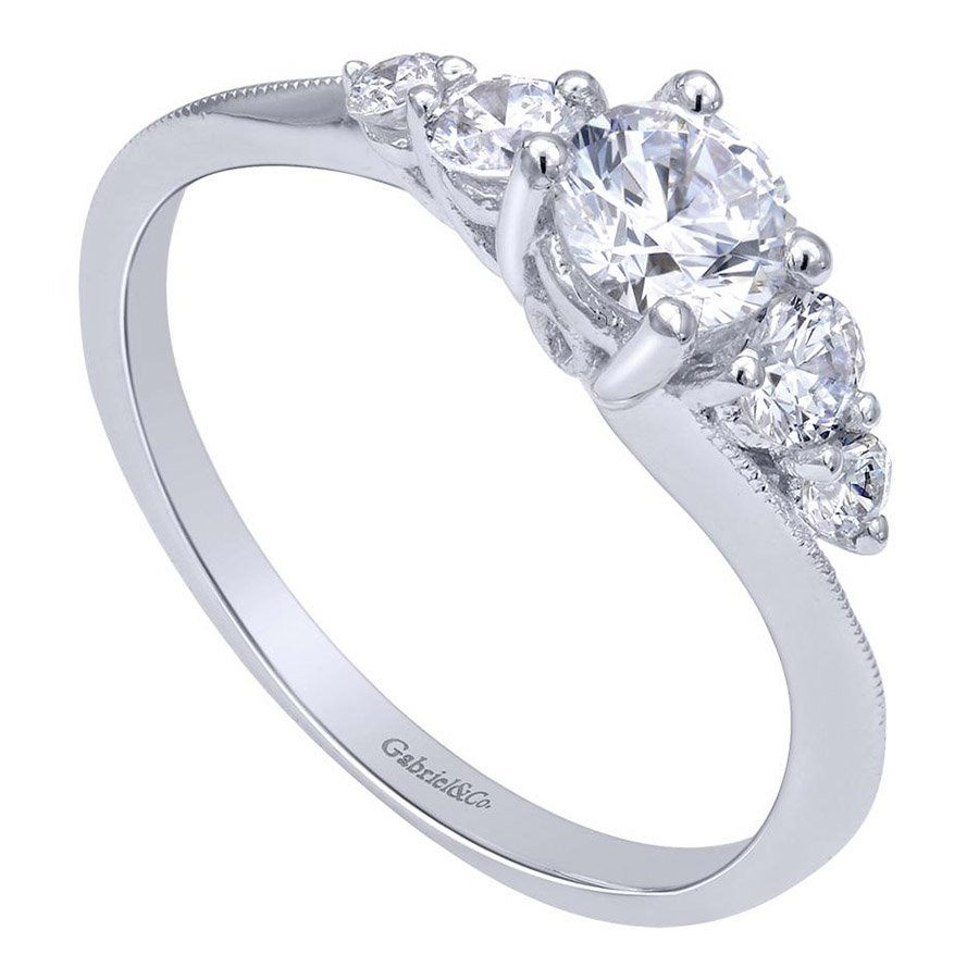 Gabriel 14 Karat Victorian Engagement Ring ER910065W44JJ