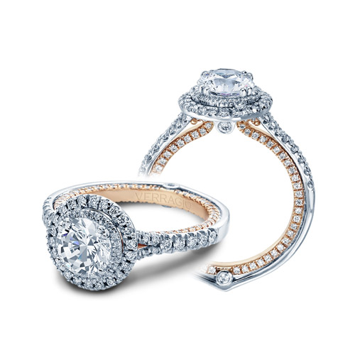 Verragio Couture-0425DR-TT 14 Karat Engagement Ring