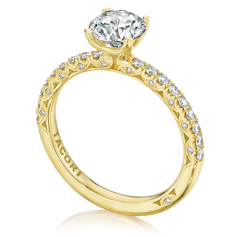 Tacori HT2545RD65Y 18  Karat  Tacori Gold  Engagement  Ring  
