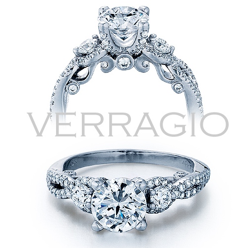 Verragio Platinum Insignia-7045 Engagement Ring Alternative View 3