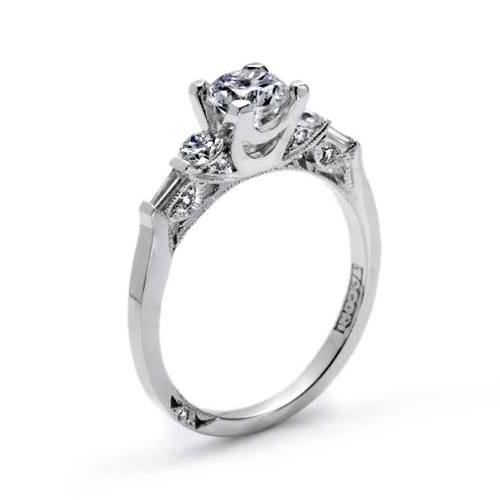Tacori Platinum Simply Tacori Engagement Ring 2593RD55 Alternative View 1
