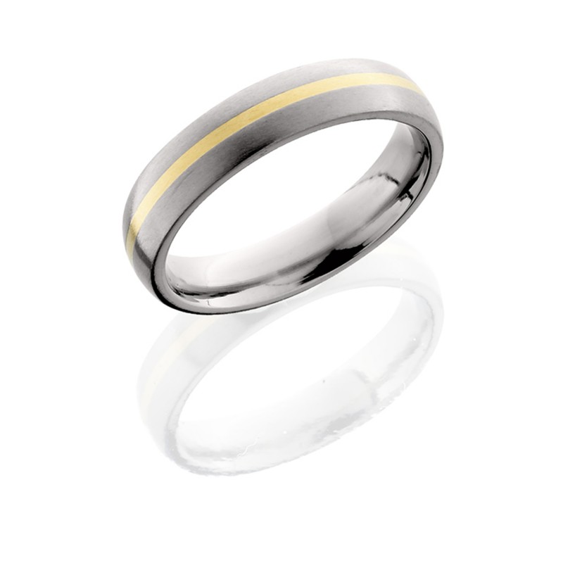Lashbrook 5D11/14KY SATIN Titanium Wedding Ring or Band