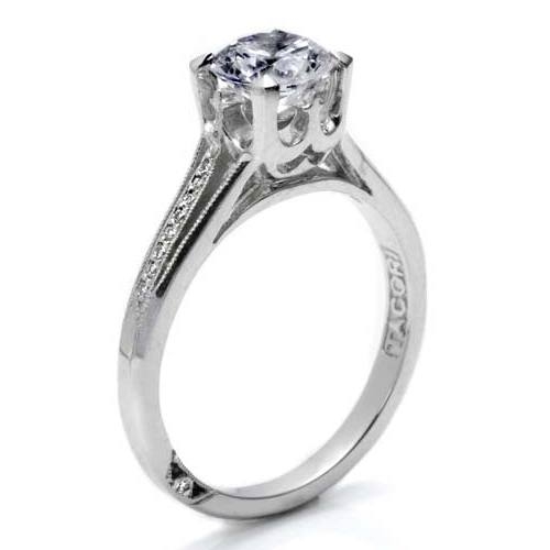 Tacori Platinum Simply Tacori Engagement Ring 2601RD7