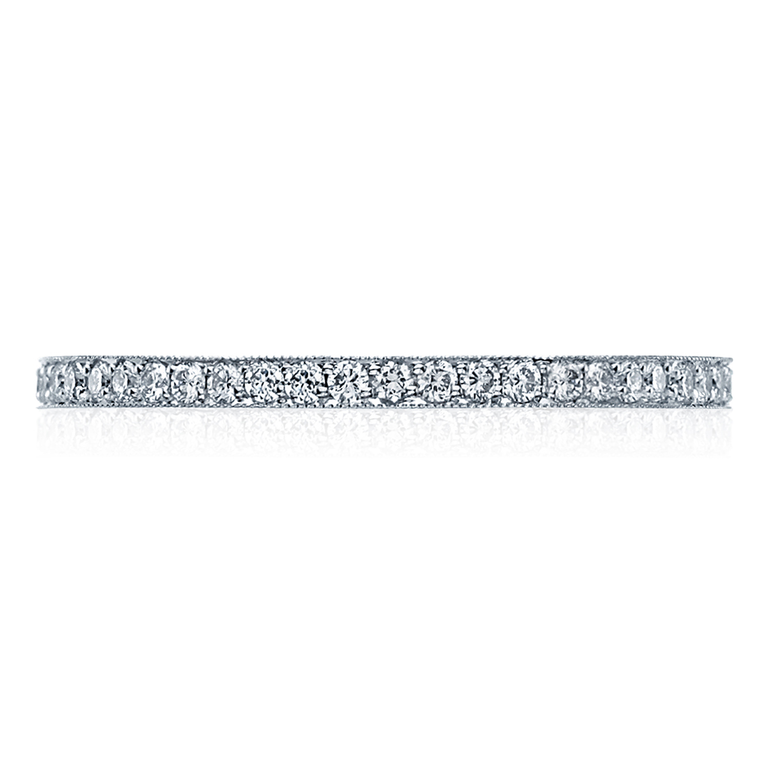 41-15ET Platinum Tacori Sculpted Crescent Diamond Wedding Ring