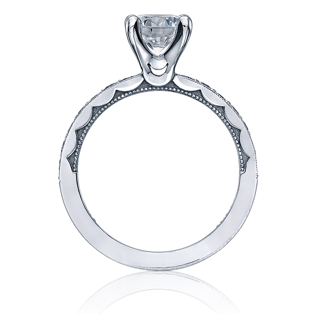 Tacori Crescent Platinum Engagement Ring 41-25RD65