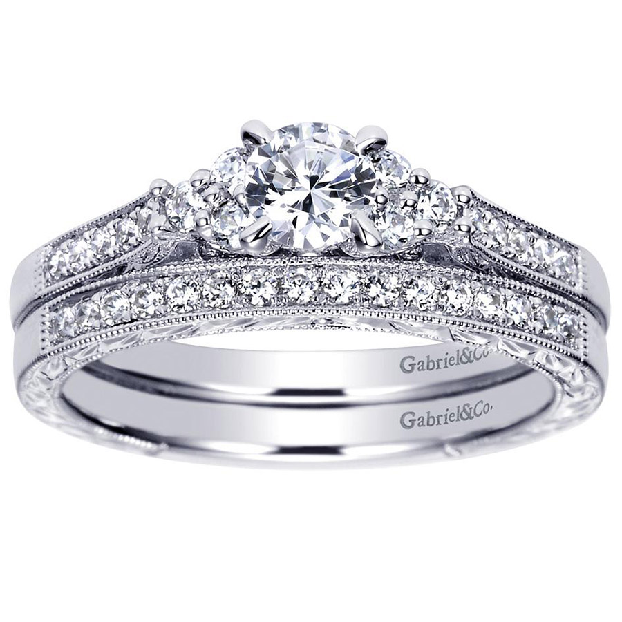 Gabriel 14 Karat Victorian Engagement Ring ER98723W44JJ