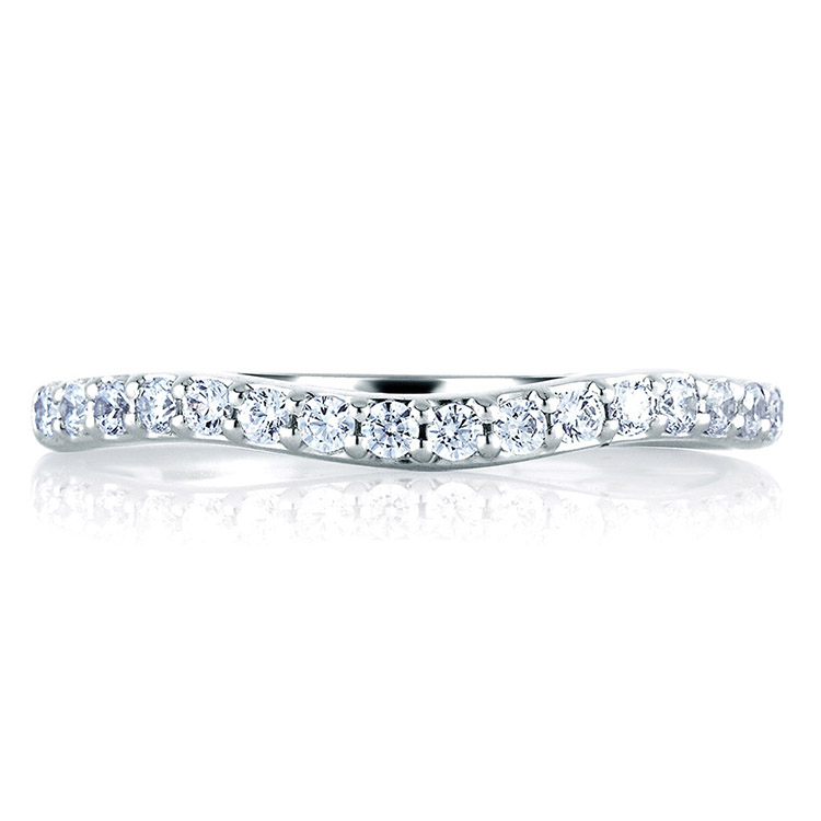 A.JAFFE Classic 14 Karat Diamond Wedding Ring MR1582 / 24 Alternative View 2