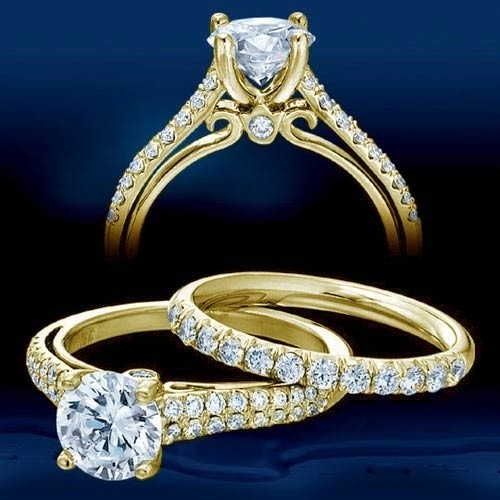 Verragio 14 Karat Couture-0382R Engagement Ring