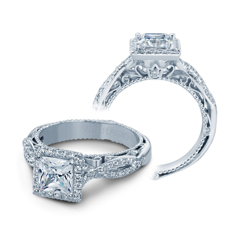 Verragio Venetian-5005P Platinum Engagement Ring