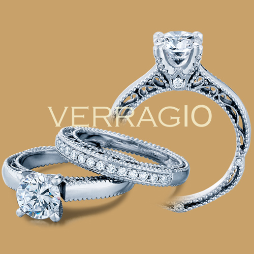 Verragio Venetian-5012 Platinum Engagement Ring Alternative View 1