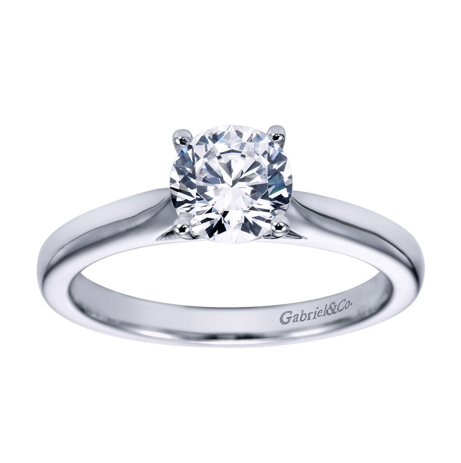 Gabriel Platinum Contemporary Engagement Ring ER6641PTJJJ