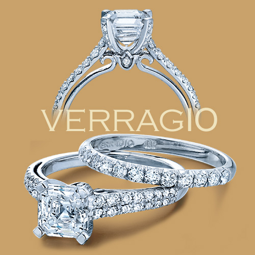Verragio 14 Karat Couture-0382P Engagement Ring Alternative View 1