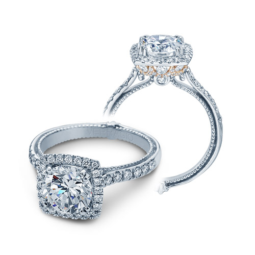 Verragio Couture-0430DCU-TT 18 Karat Engagement Ring