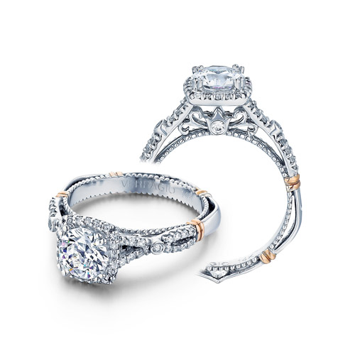 Verragio Parisian-109CU Platinum Engagement Ring