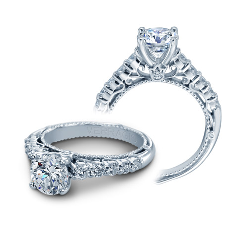 Verragio Venetian-5010R Platinum Engagement Ring