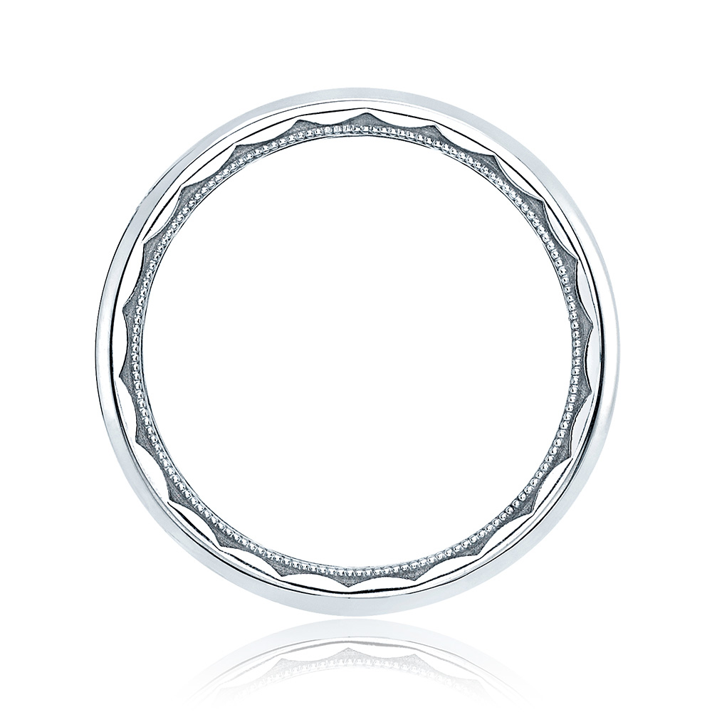 112-4 Platinum Tacori Sculpted Crescent Wedding Ring Alternative View 1