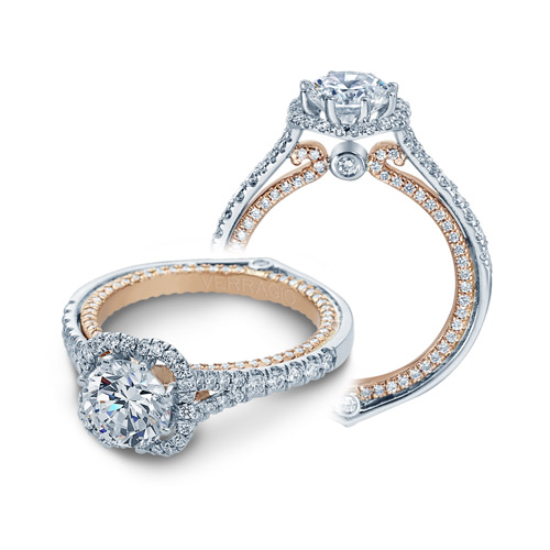 Verragio Couture-0427DR-TT 18 Karat Engagement Ring