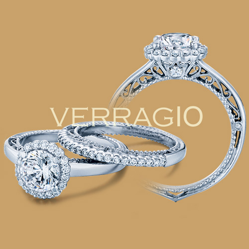Verragio Venetian 5019R 14 Karat Engagement Ring Alternative View 1