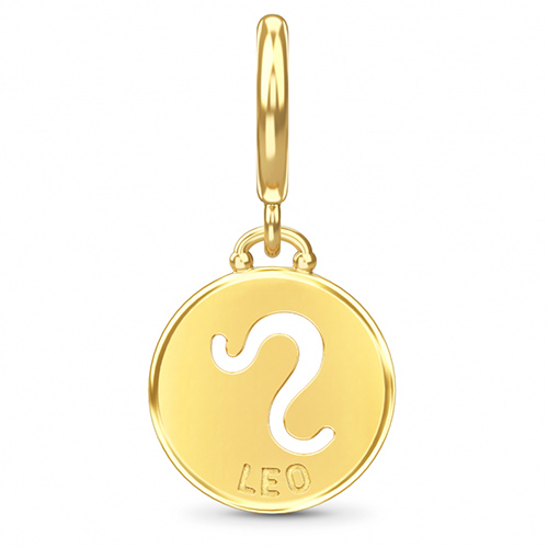 Endless Jewelry Leo Zodiac Coin 18k Gold Plated Charm 53346-5