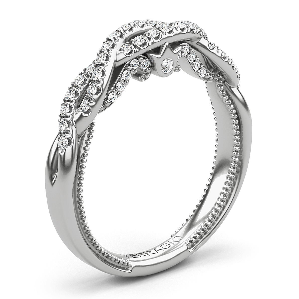 Verragio Insignia7099W 14 Karat Wedding Ring / Band TQ Diamonds
