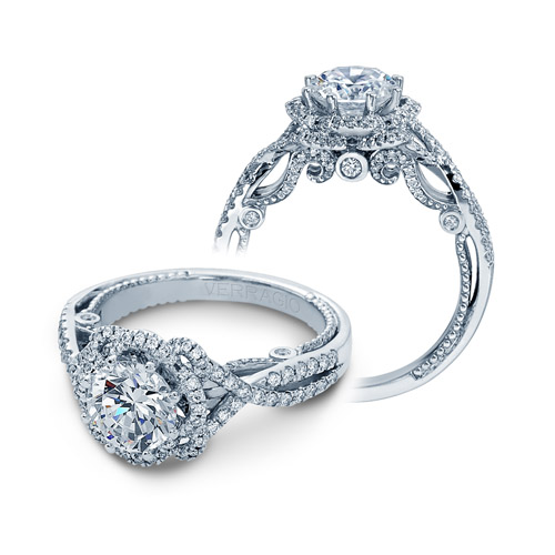 Verragio Insignia-7087R Platinum Engagement Ring