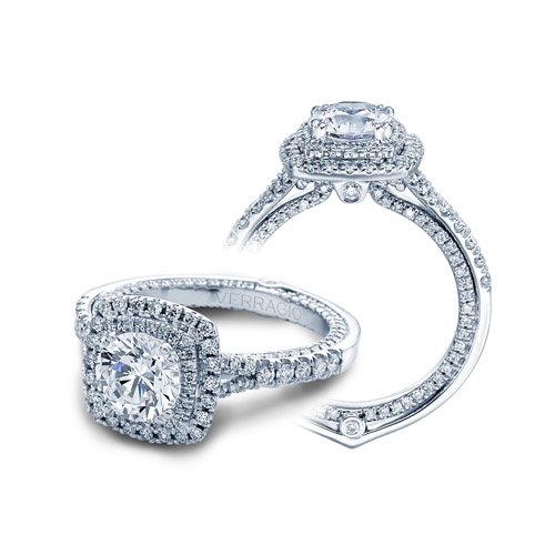 Verragio Couture-0425DCU Platinum Engagement Ring