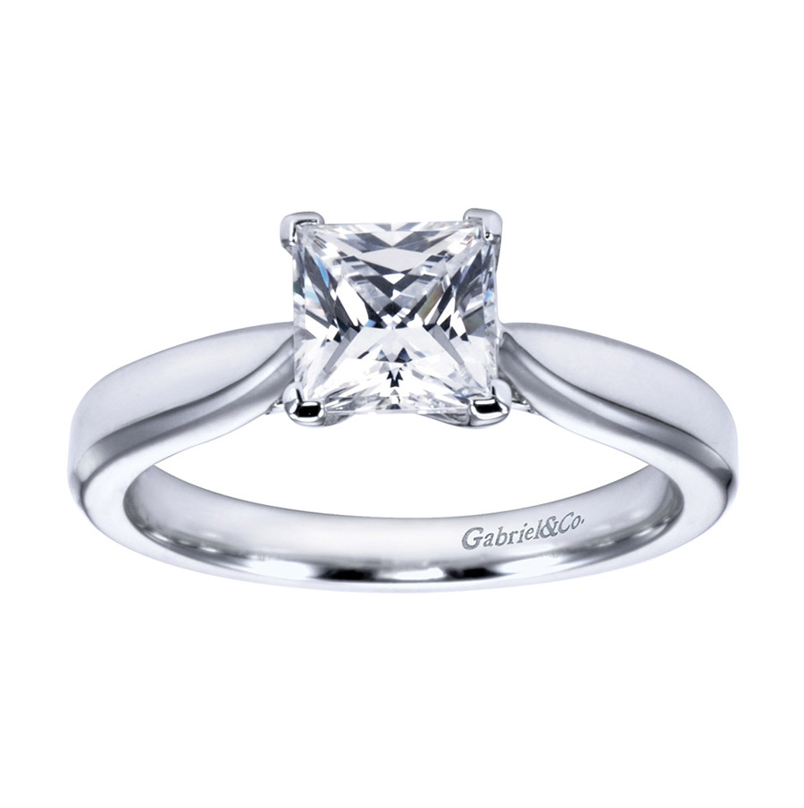 Gabriel Platinum Contemporary Engagement Ring ER6596PTJJJ
