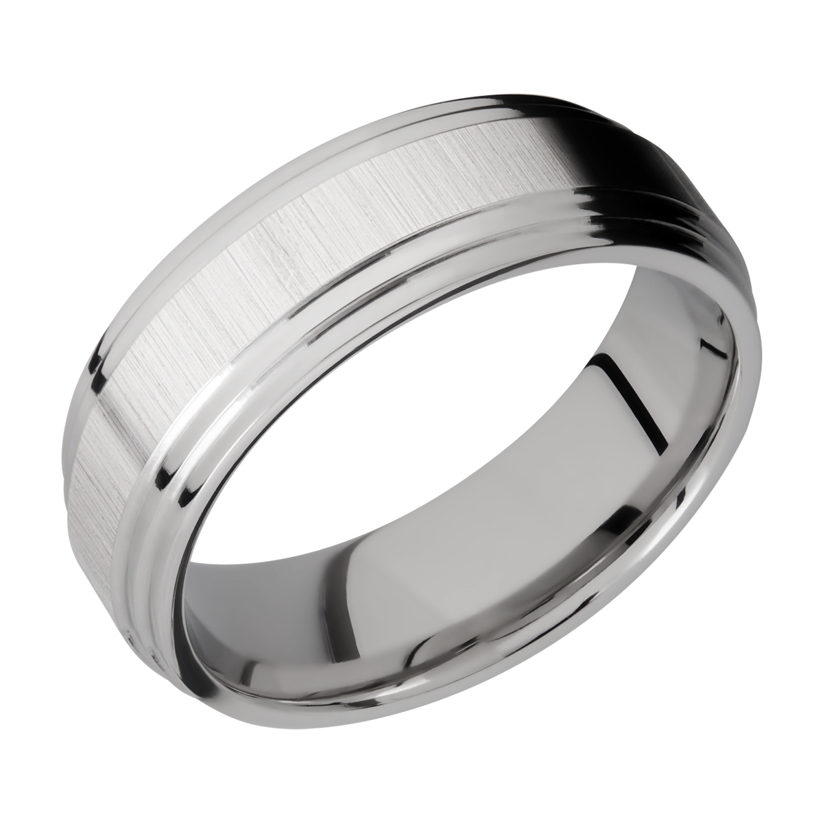 Lashbrook 7F2S Titanium Wedding Ring or Band