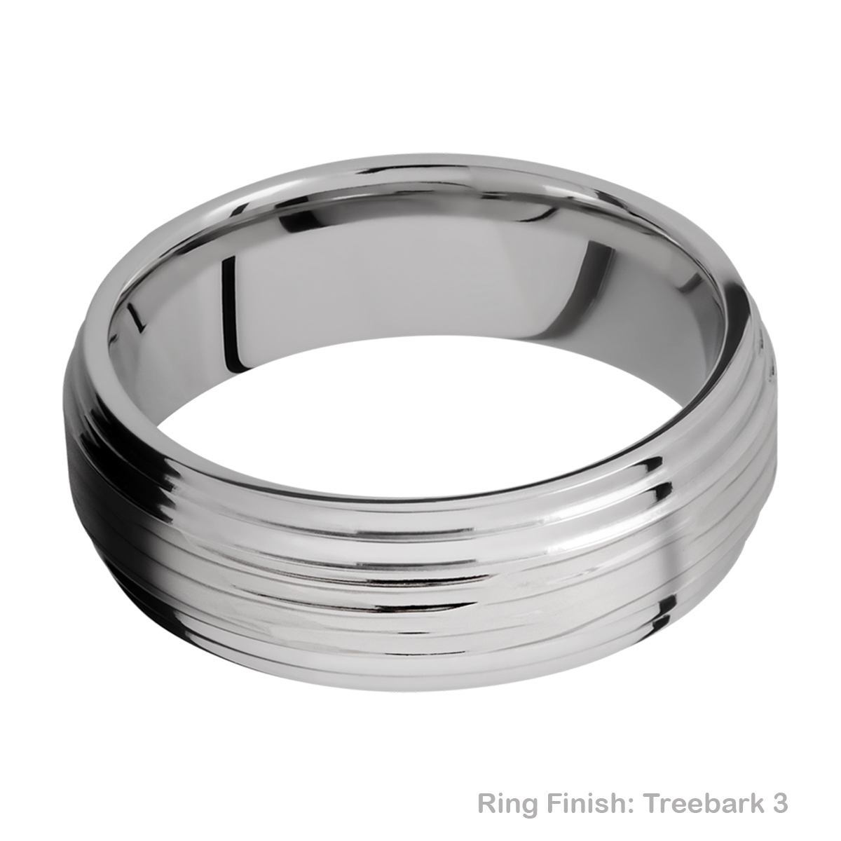 Lashbrook 7F2S Titanium Wedding Ring or Band Alternative View 13